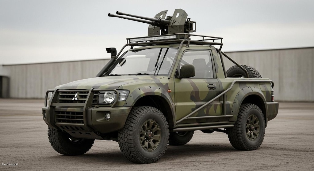 三菱パジェロ軍用車