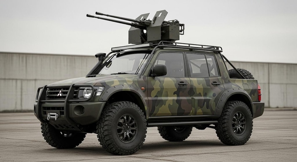 三菱パジェロ軍用車