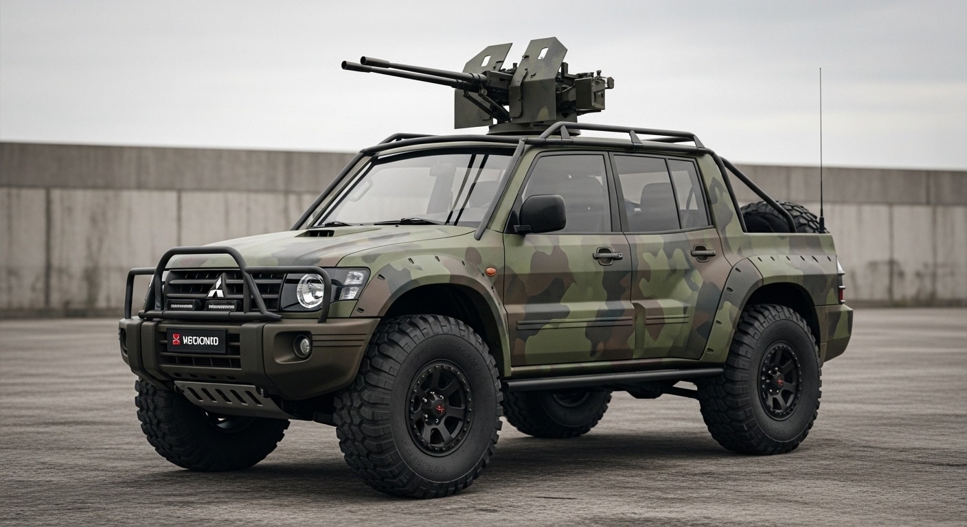 三菱パジェロ軍用車