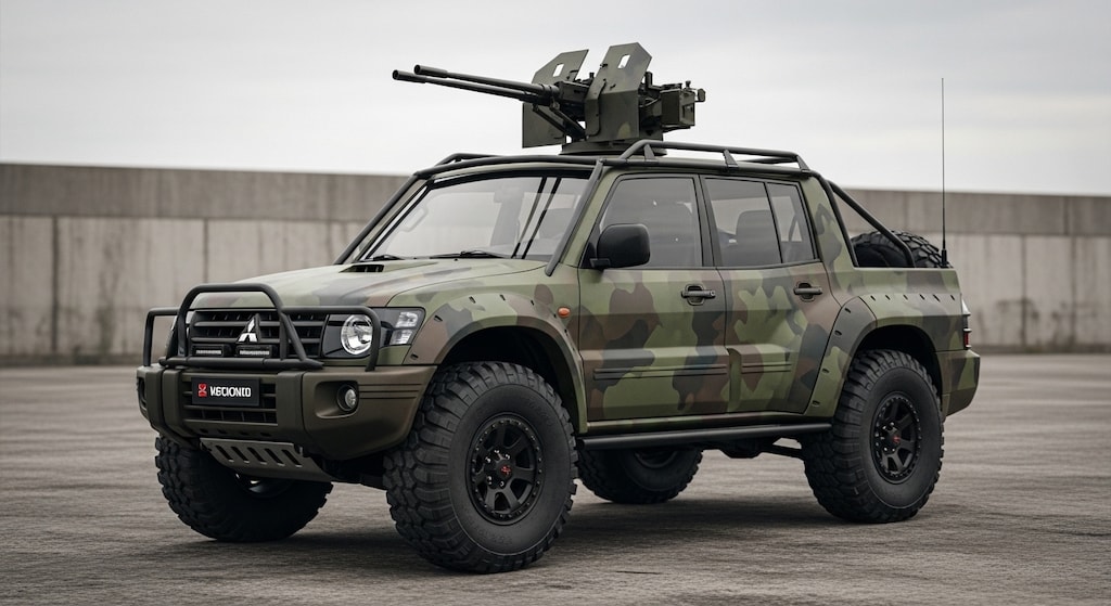 三菱パジェロ軍用車
