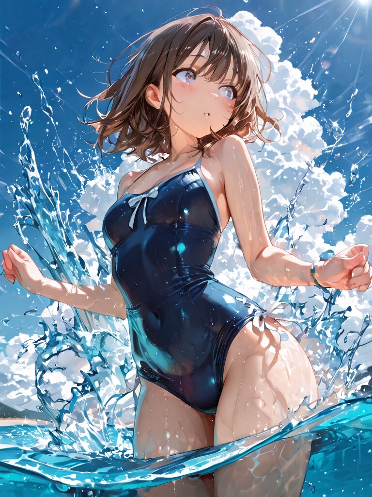 水着少女(2) 水着いろいろ