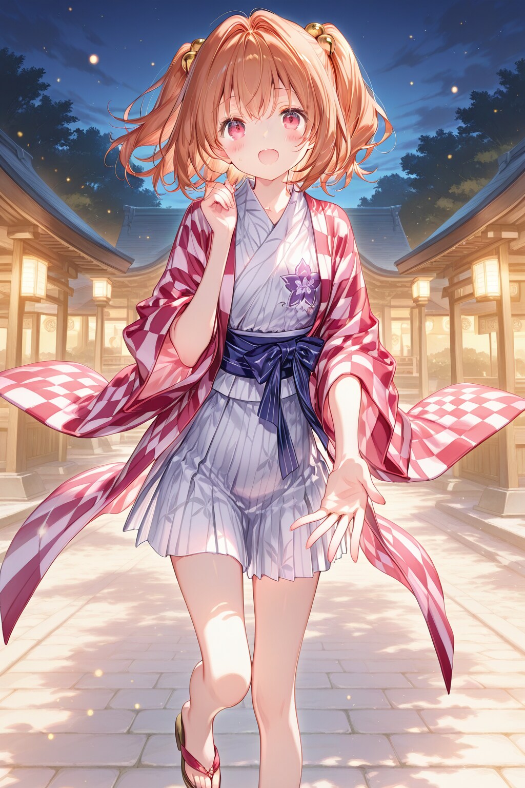 小鈴と神社参拝