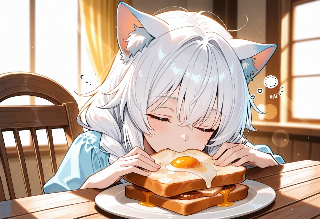 あさ…ご…はん…