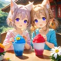 かき氷とケモ耳エルフさん（12枚） 7枚目