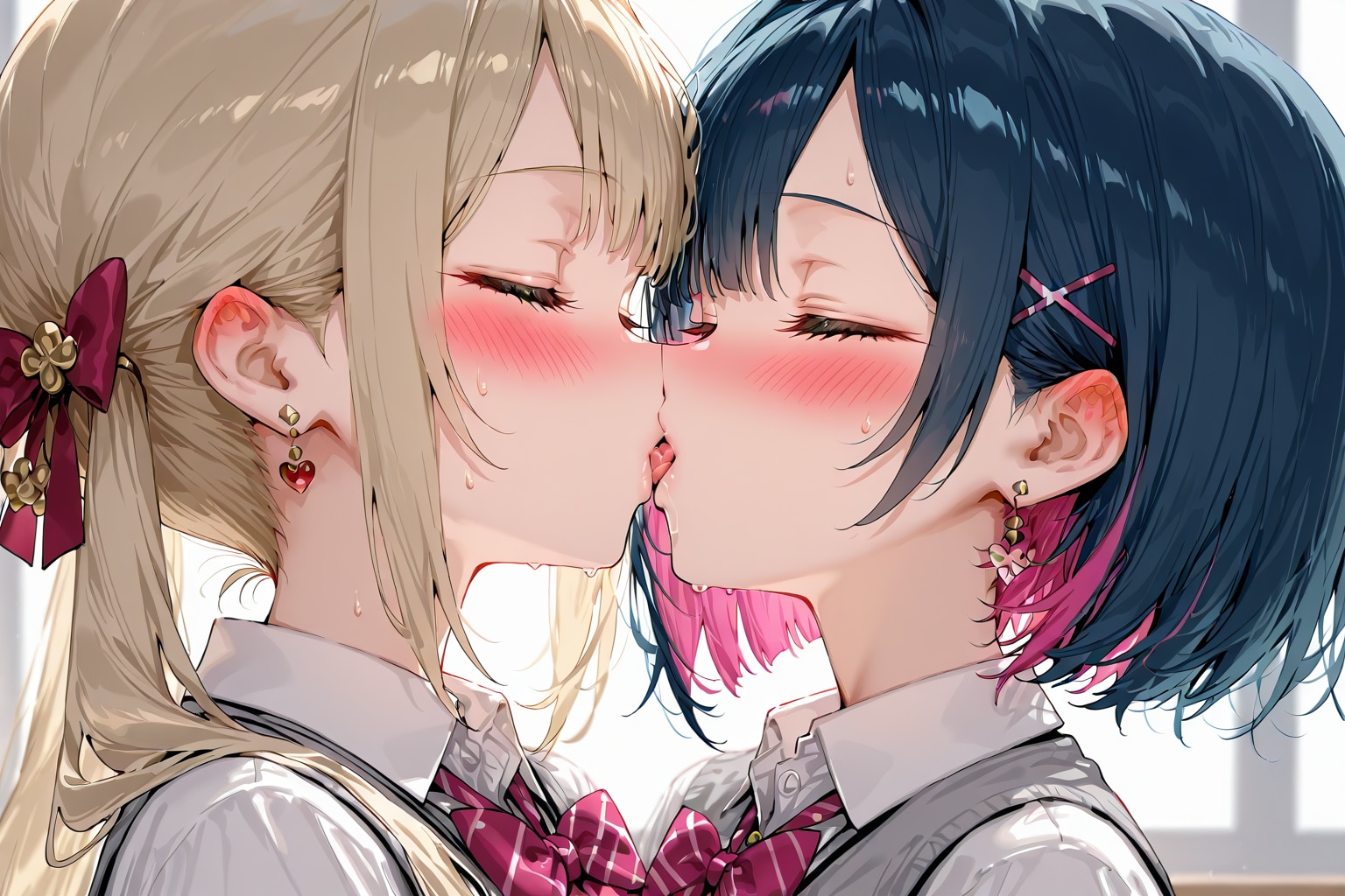 #QILIN「キスの日」で生成してみた　その１