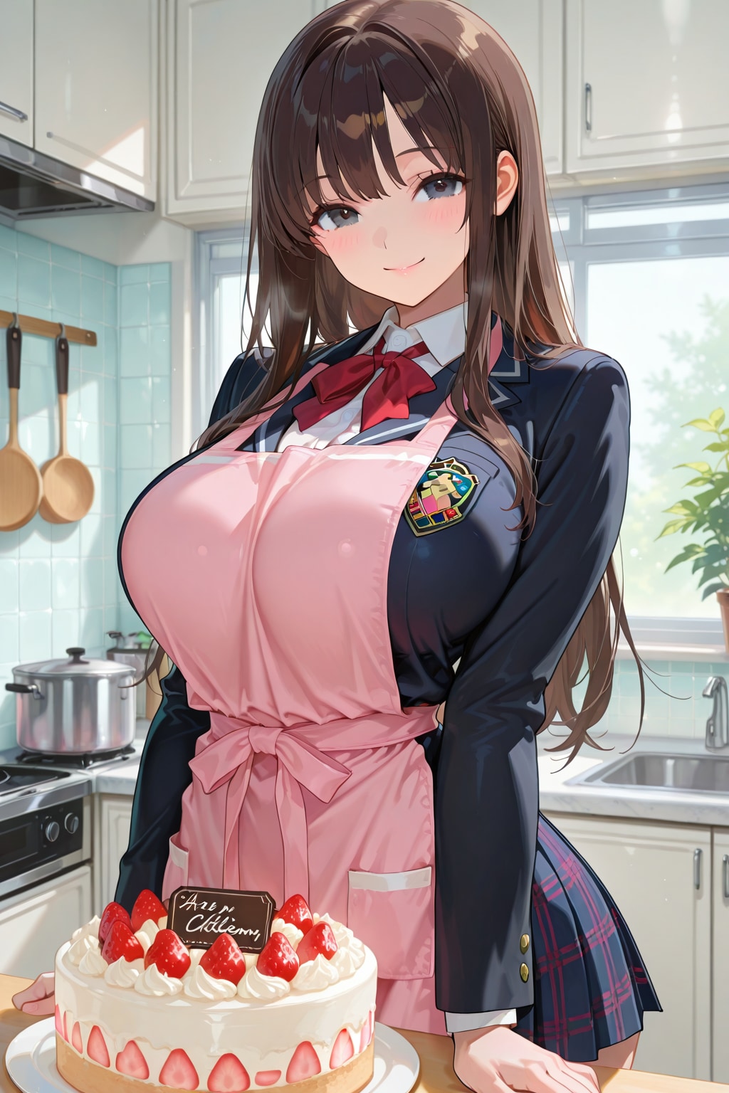 ケーキを作った宣子さん💓