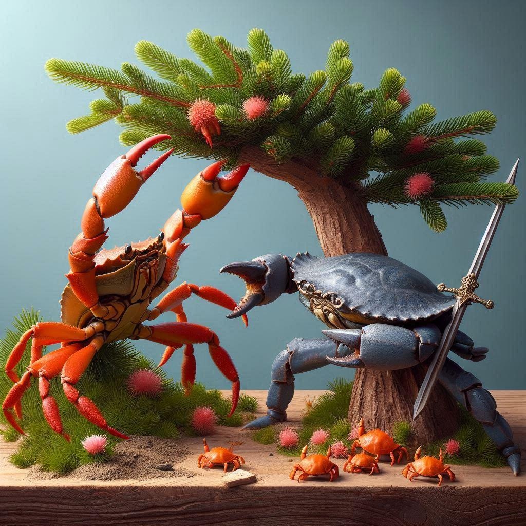 🦀🪵