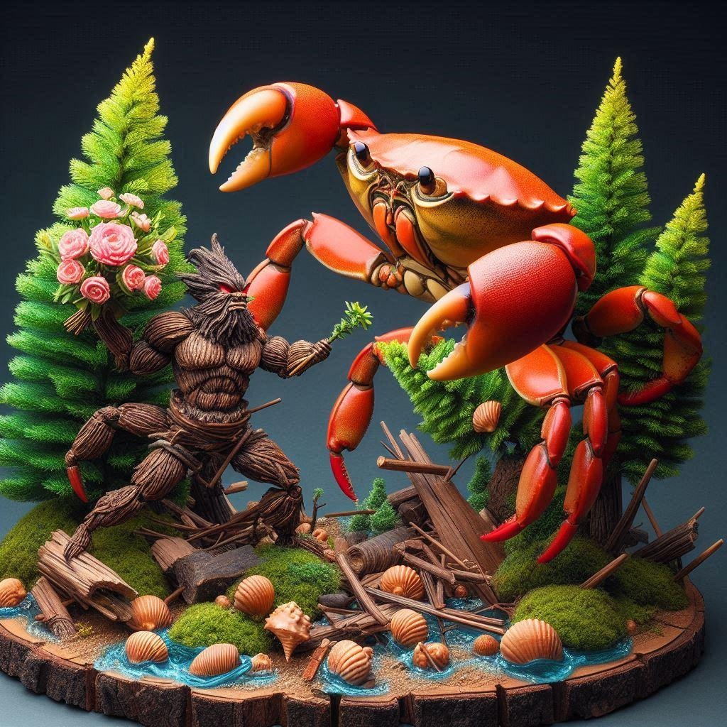 🦀🪵