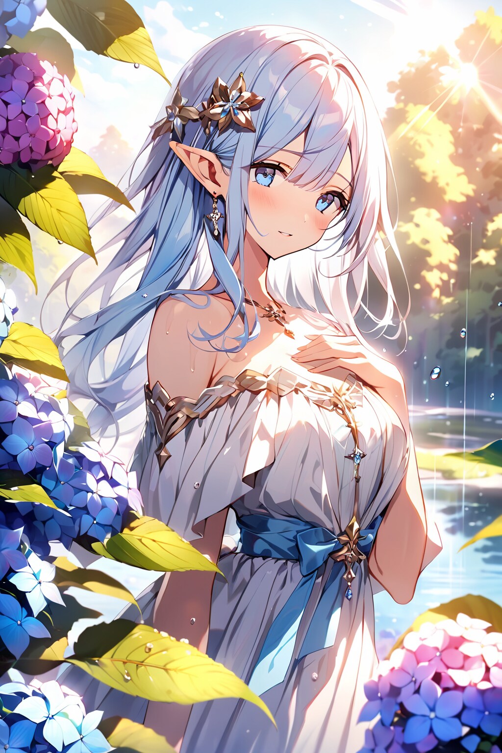 エルフさんの素敵な横顔