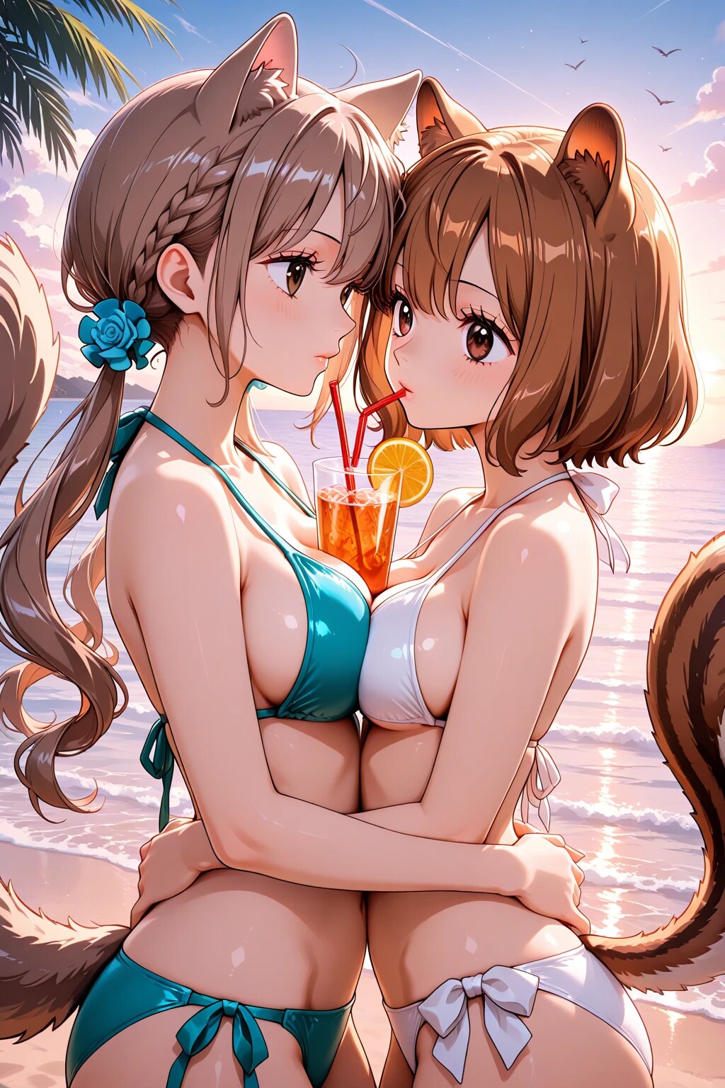 シルちゃん&Love《おいでよ どうぶつの娘SeaArt》