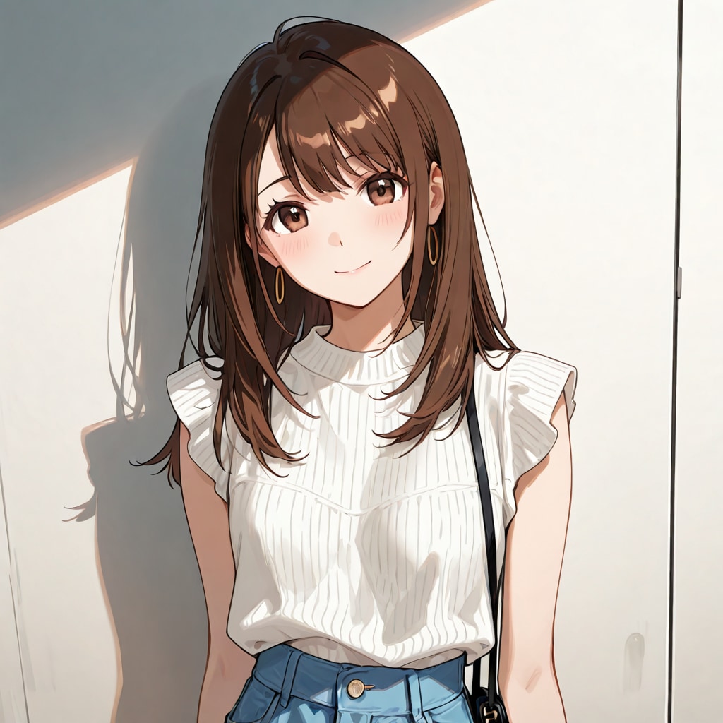 小顔のおねえさん③ | の人気AIイラスト・グラビア