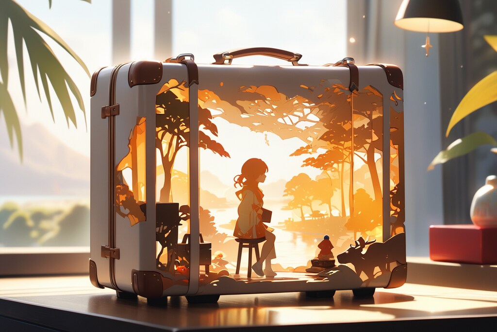 トランク1つだけで