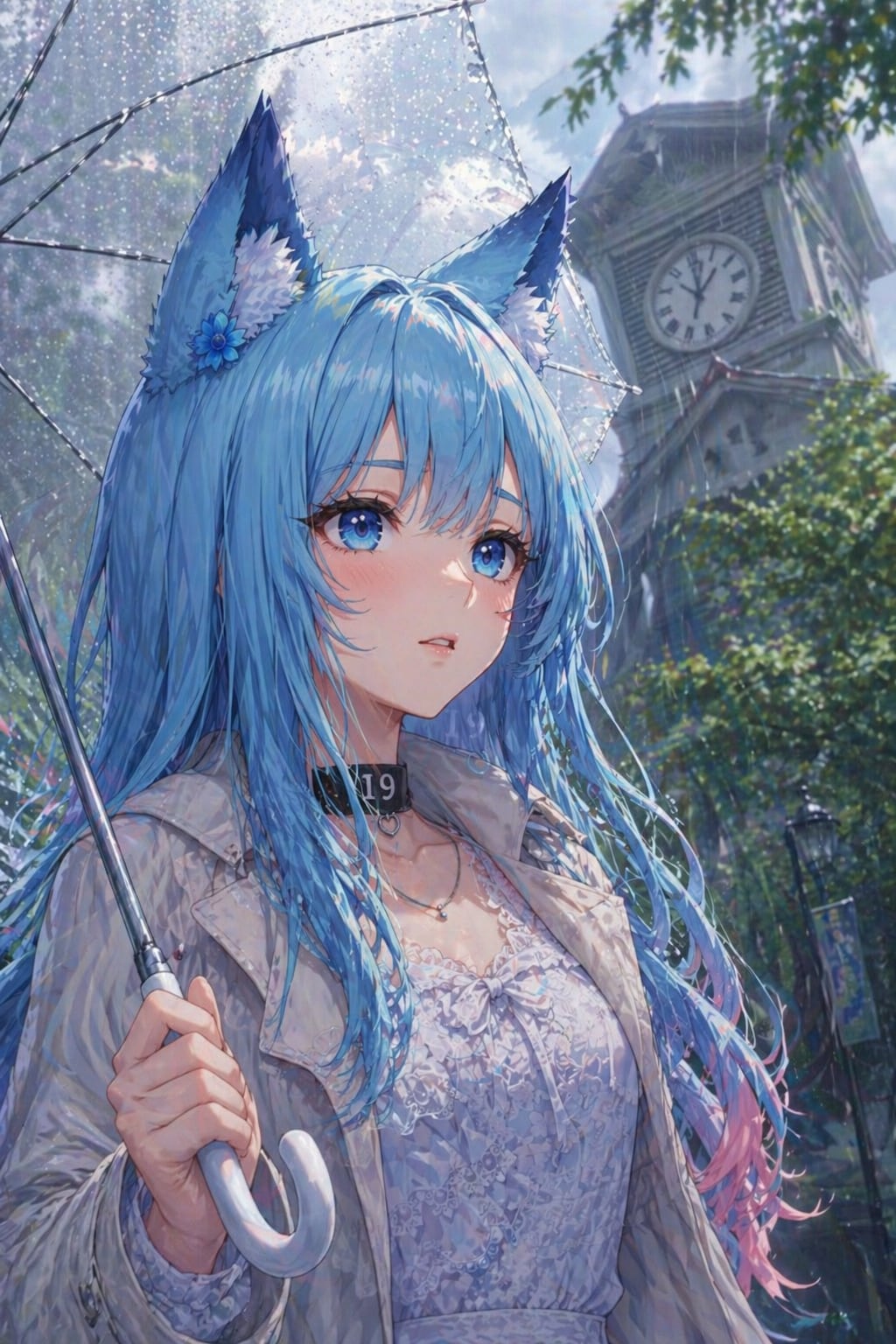 姫猫は、この雨がやまなければいいのに、と願った。