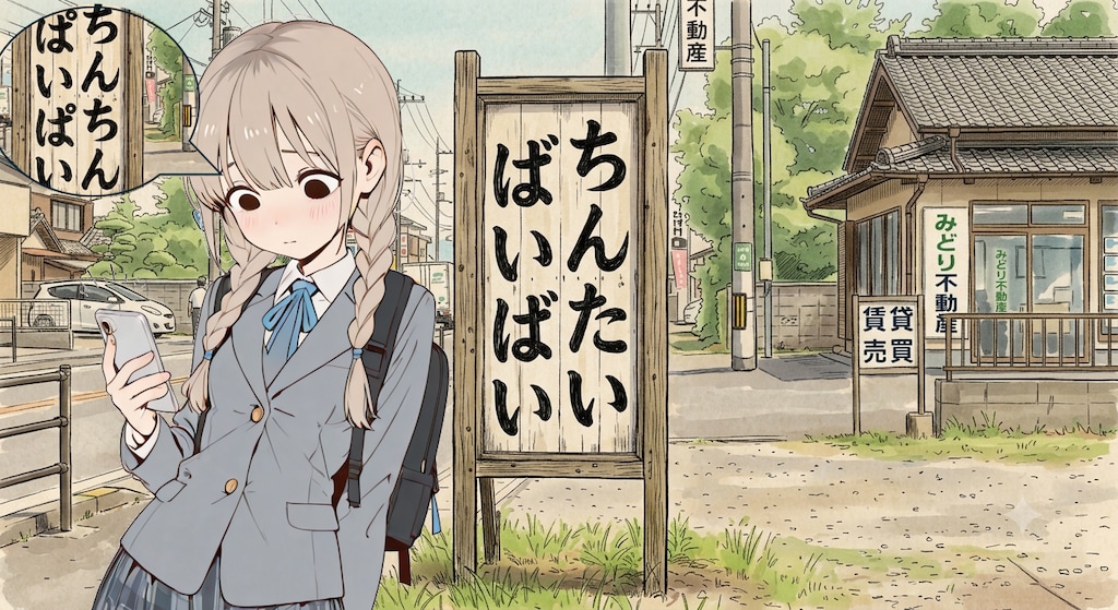 この看板は実在する