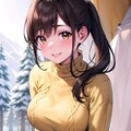 セーターな彼女と冬キャン① 4枚目