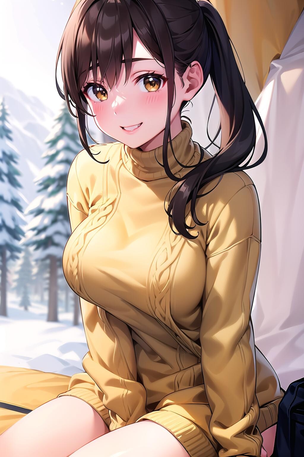 セーターな彼女と冬キャン①