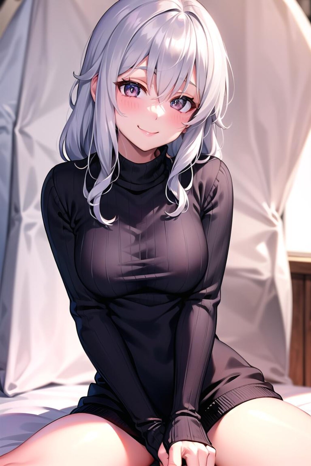 セーターな彼女と冬キャン①