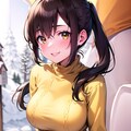 セーターな彼女と冬キャン① 8枚目