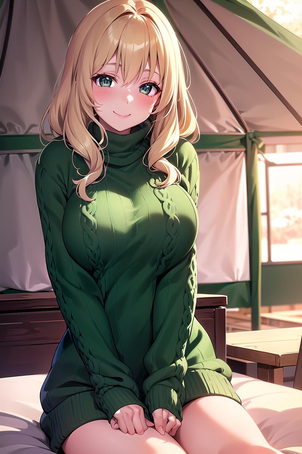 セーターな彼女と冬キャン①