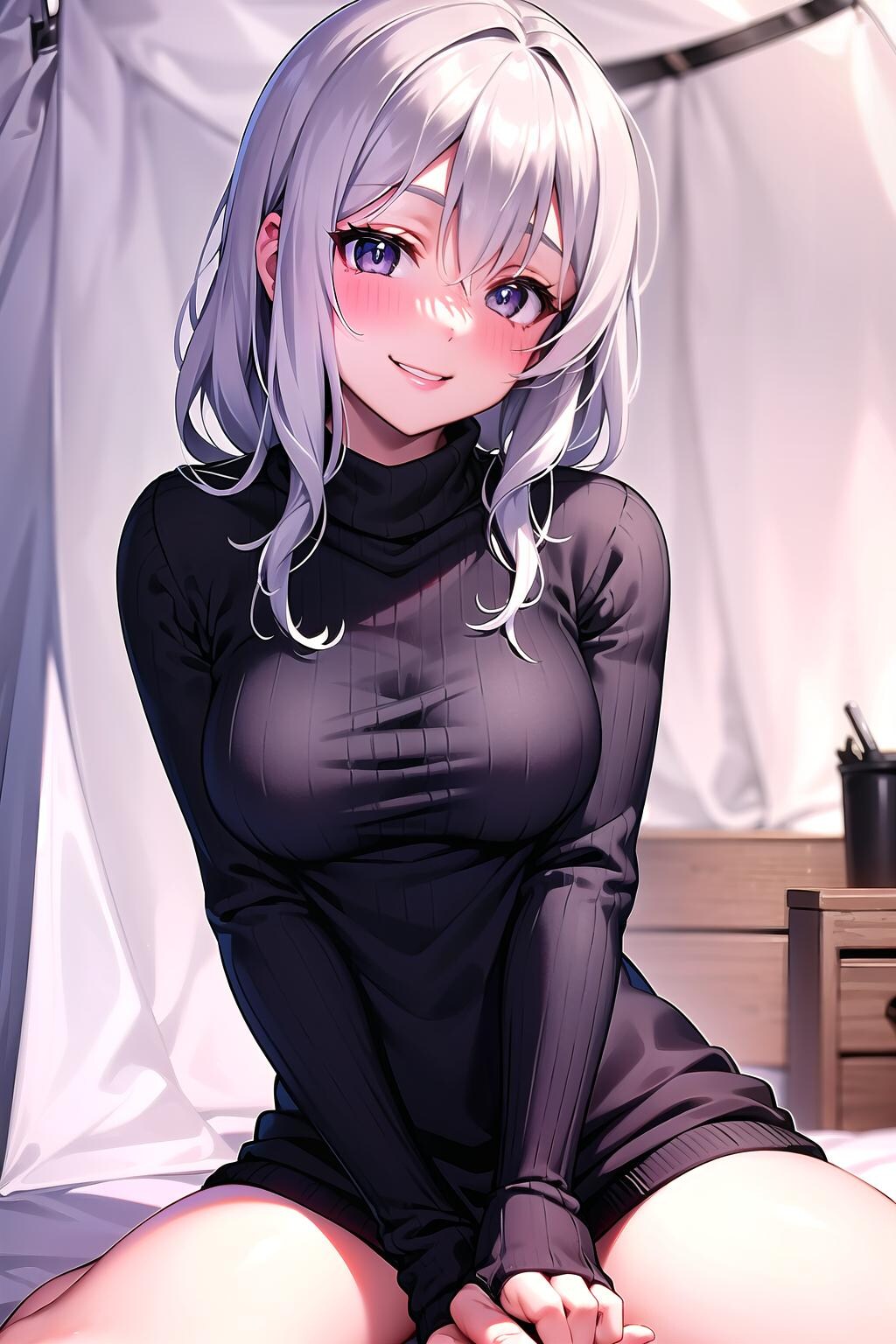 セーターな彼女と冬キャン①