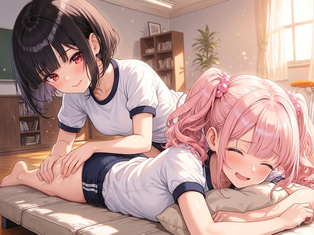 ふくらはぎマッサージ ～カノンとルカ ６ ～