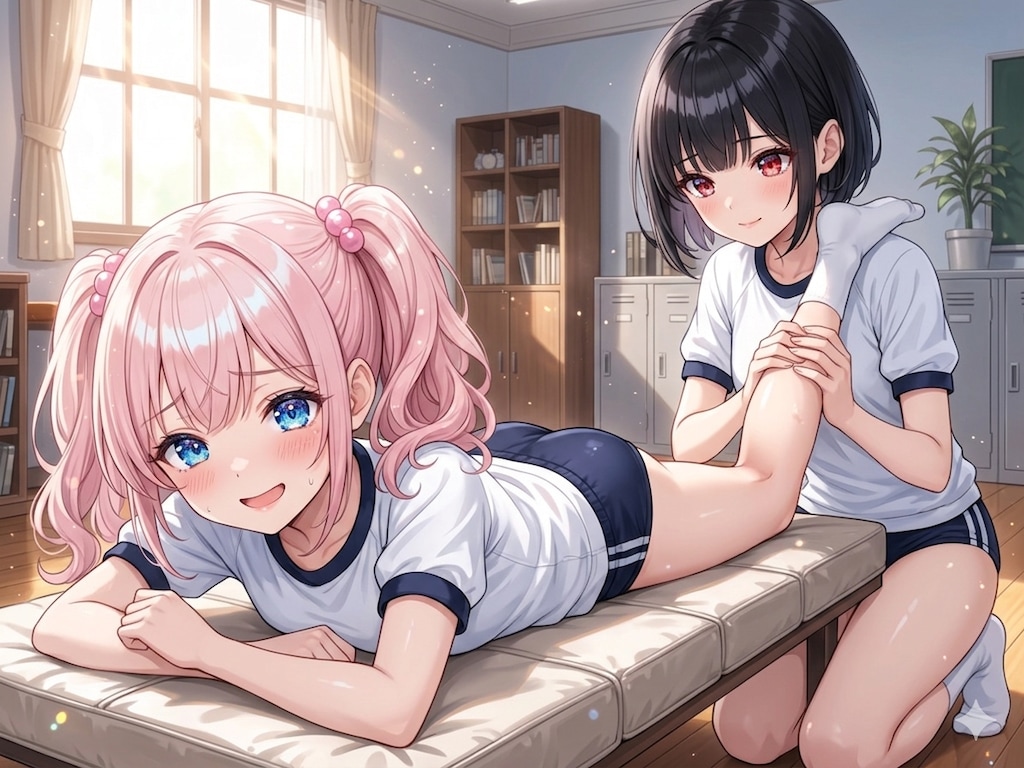 ふくらはぎマッサージ ～カノンとルカ ６ ～