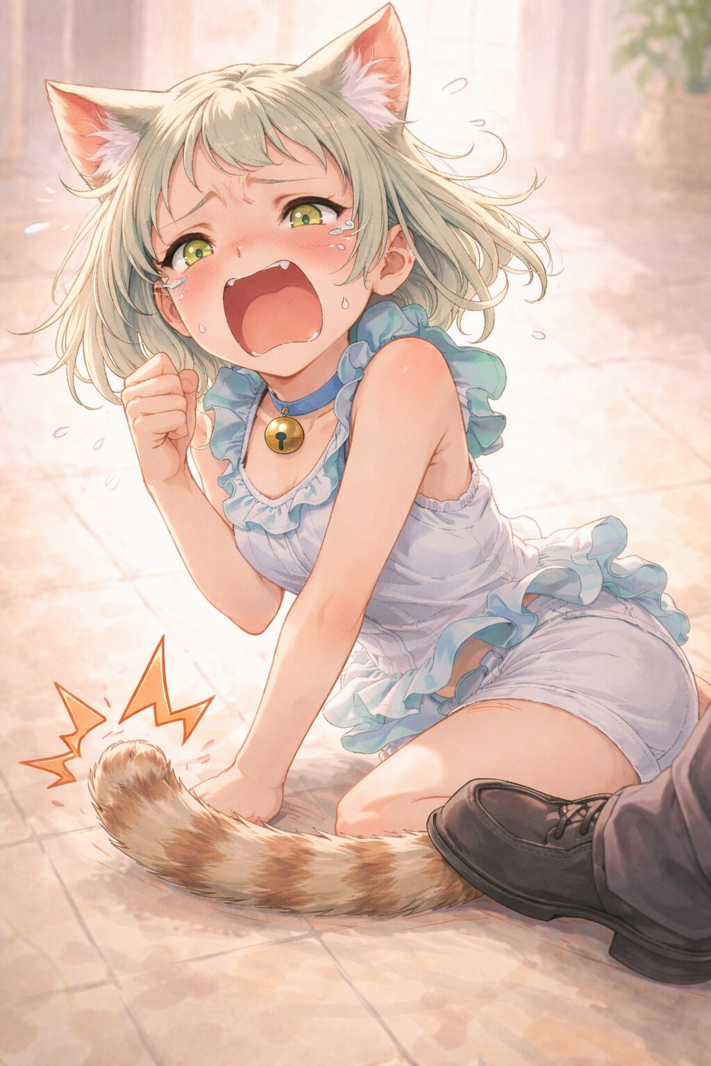 ねこ（のしっぽ）ふんじゃった | の人気AIイラスト・グラビア