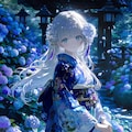 🌸 Whispers of Sakura and Hydrangea  「桜と紫陽花のささやき」 6枚目