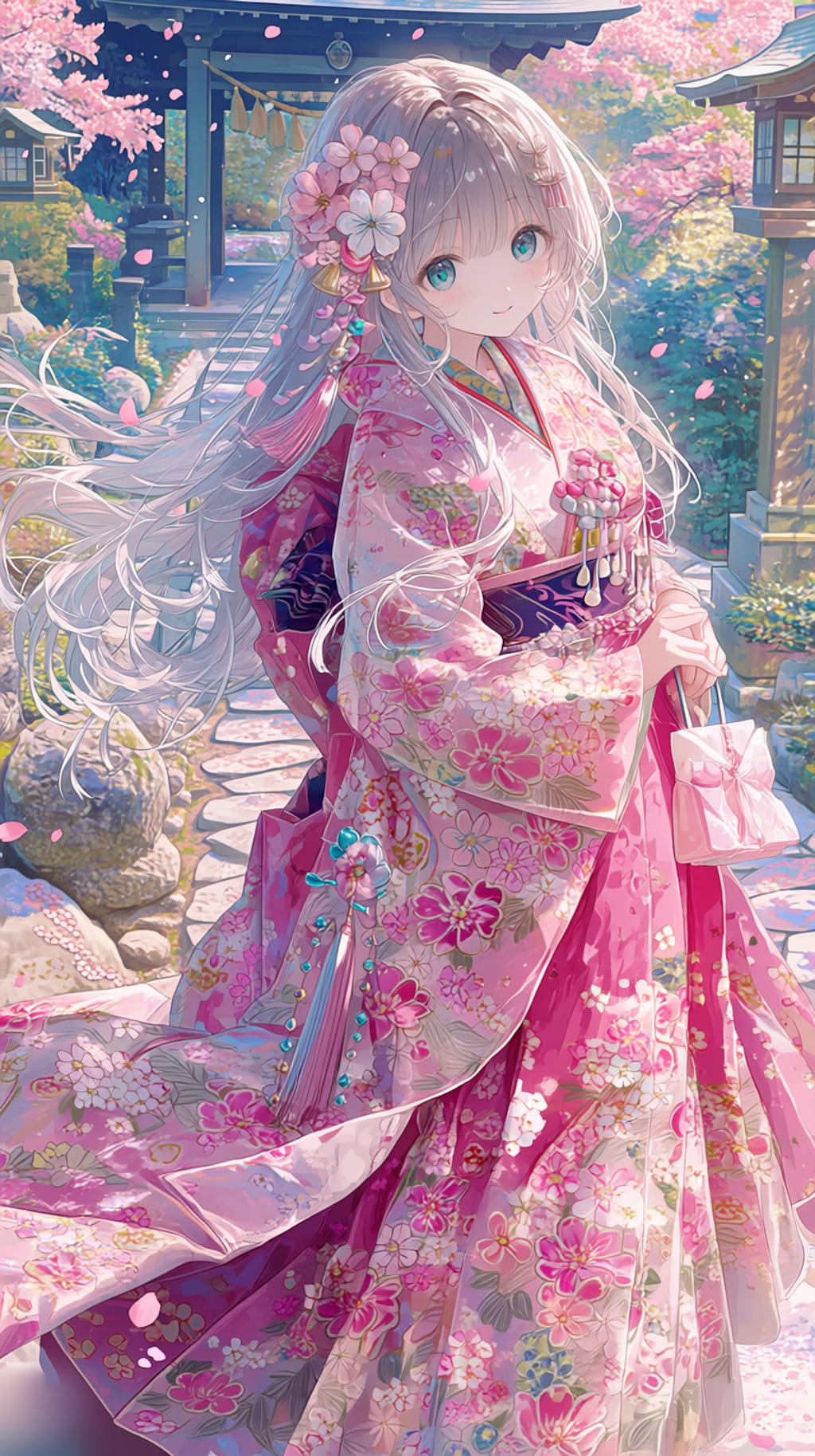 🌸 Whispers of Sakura and Hydrangea  「桜と紫陽花のささやき」
