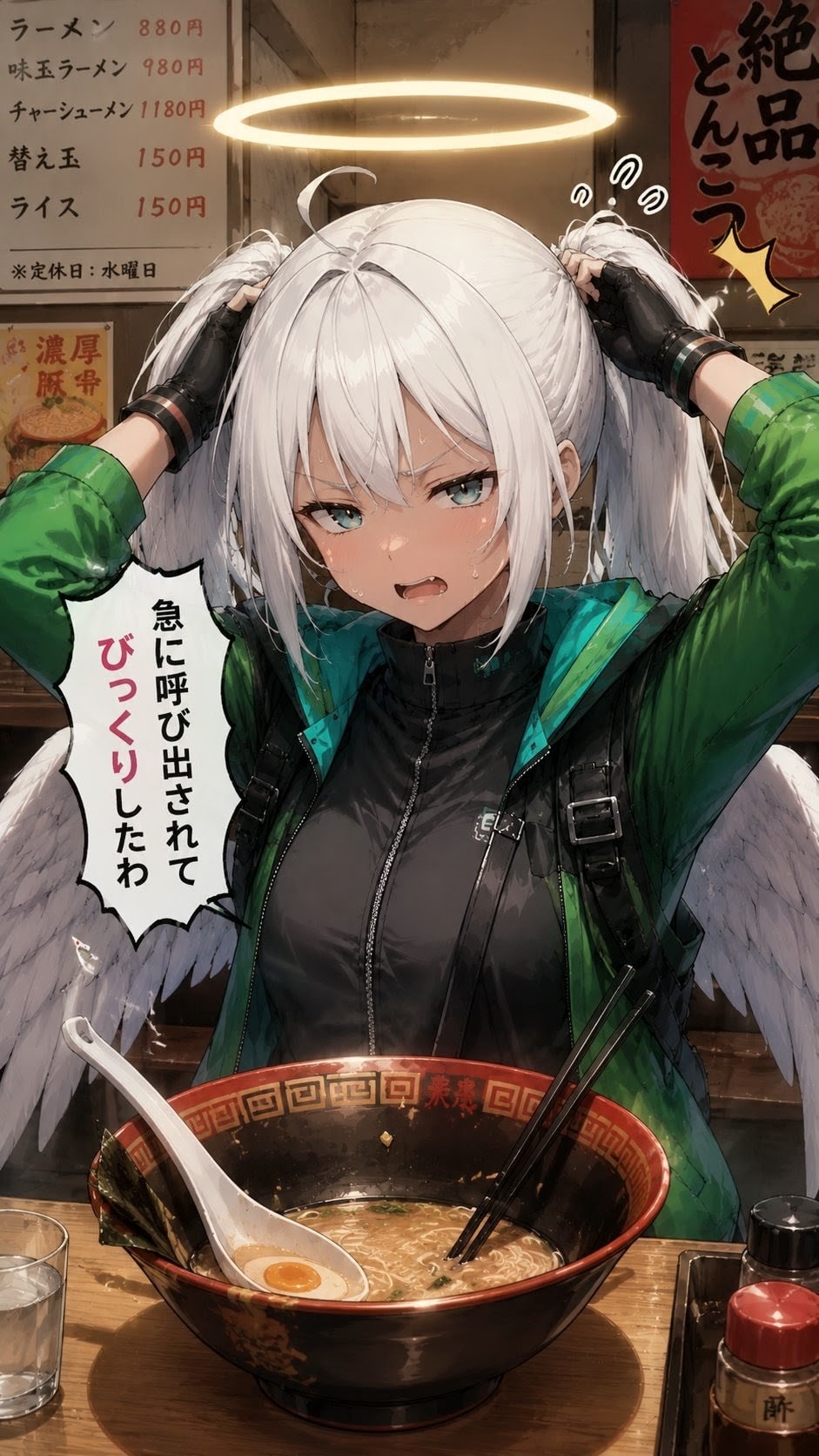 急に呼び出された、ウチノアイコお姉やん🪽