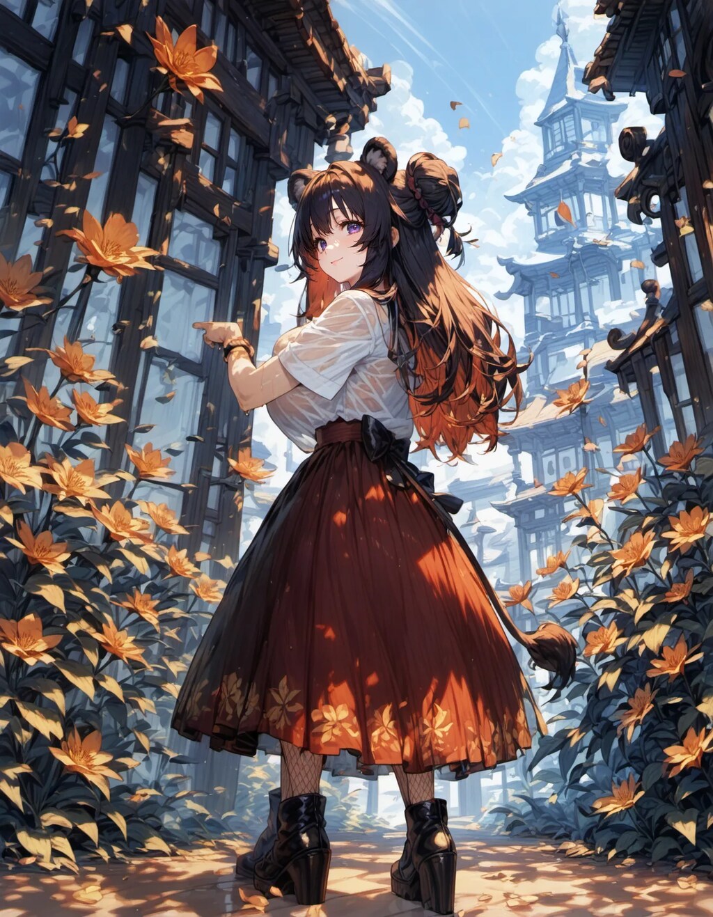 The Guardian of Blossoming Pagodas