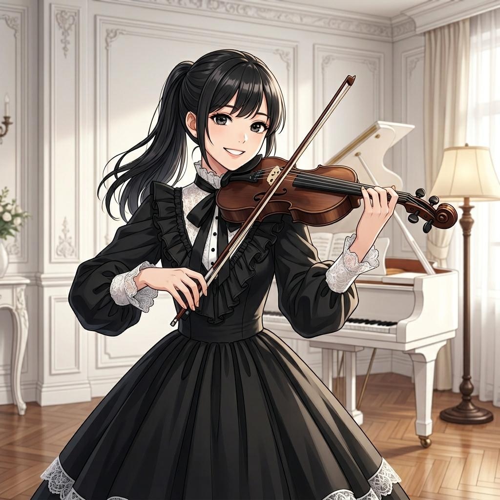 バイオリンと少女