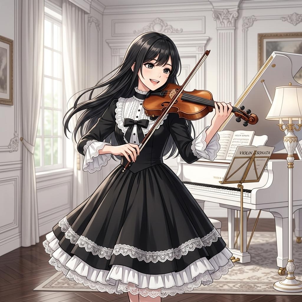 バイオリンと少女