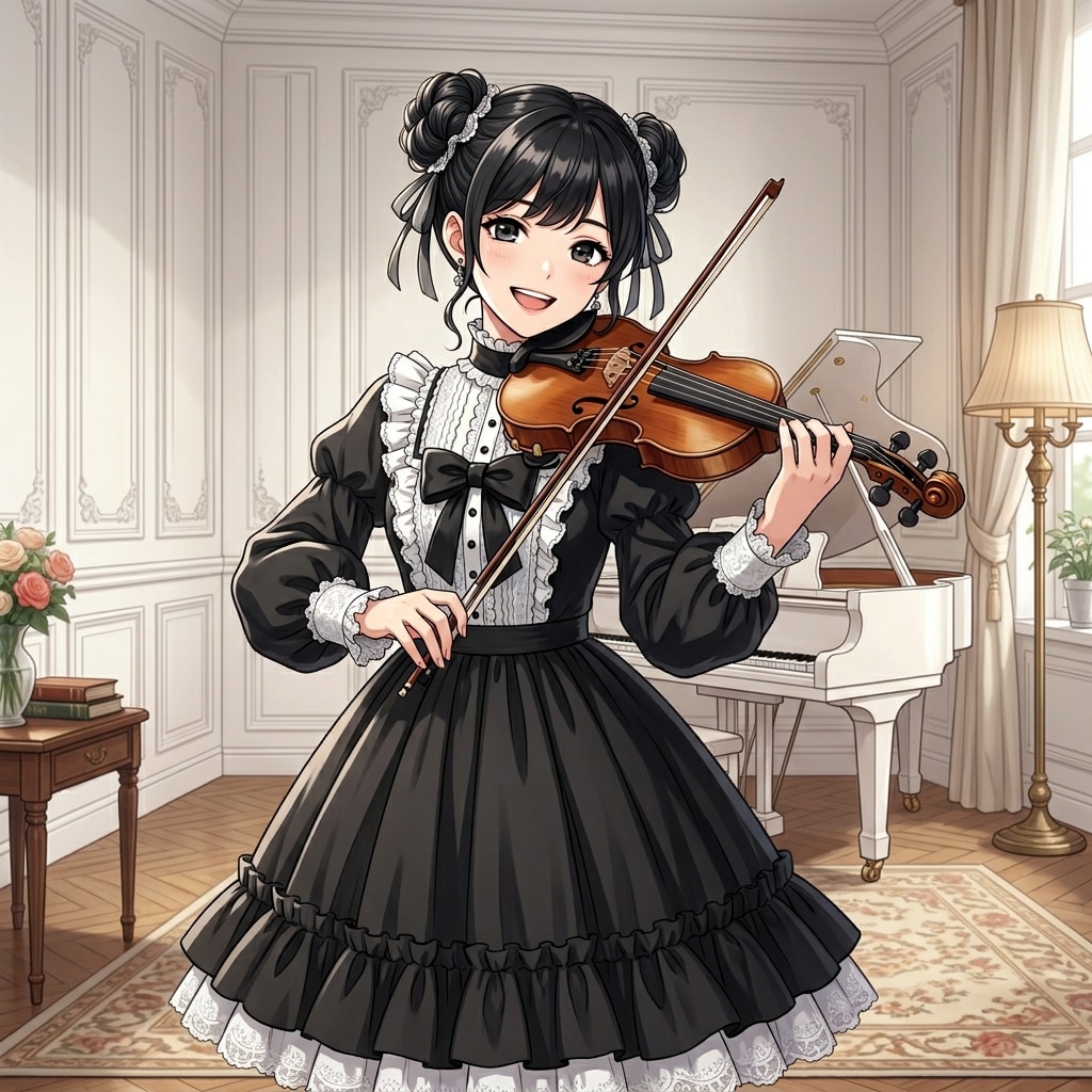 バイオリンと少女
