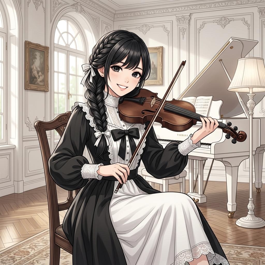バイオリンと少女
