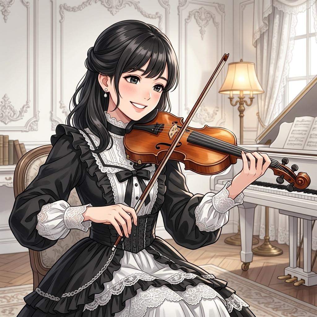 バイオリンと少女