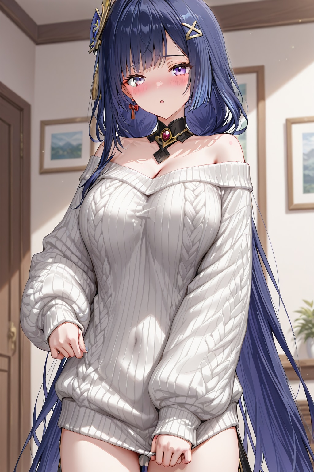 【萌え袖】シンプルなプロンプト