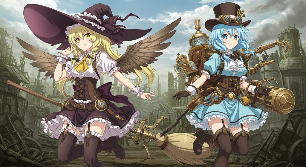 スチームパンク東方キャラ