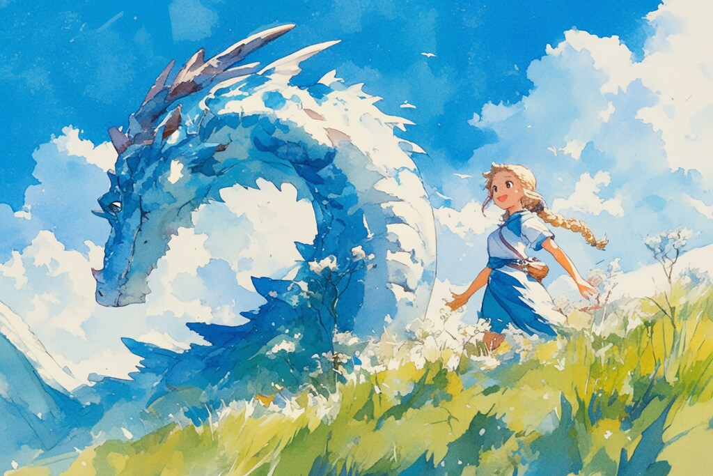 ドラゴンと少女（竜騎士）81