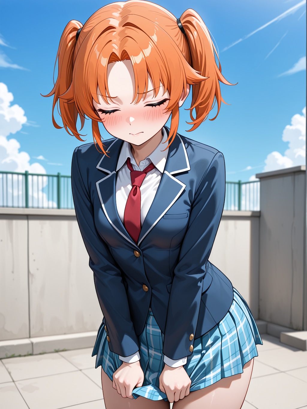 スパッツを履き忘れた照夏アミリー