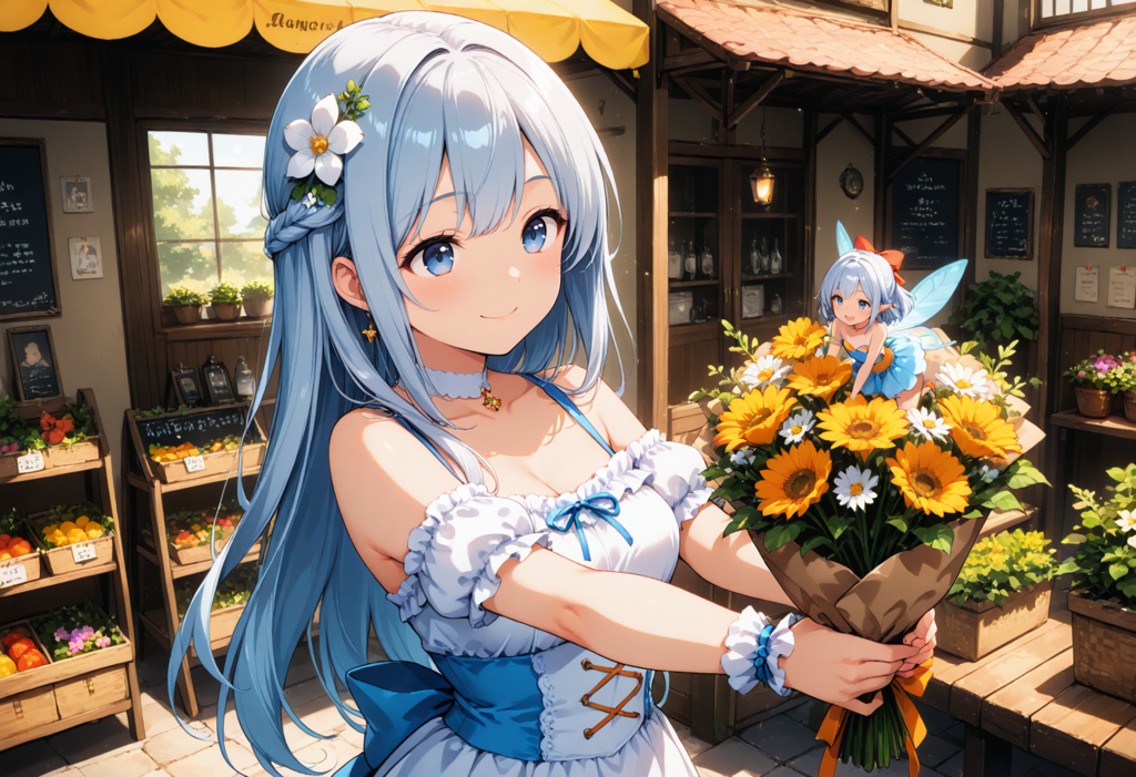 妖精さんと花束
