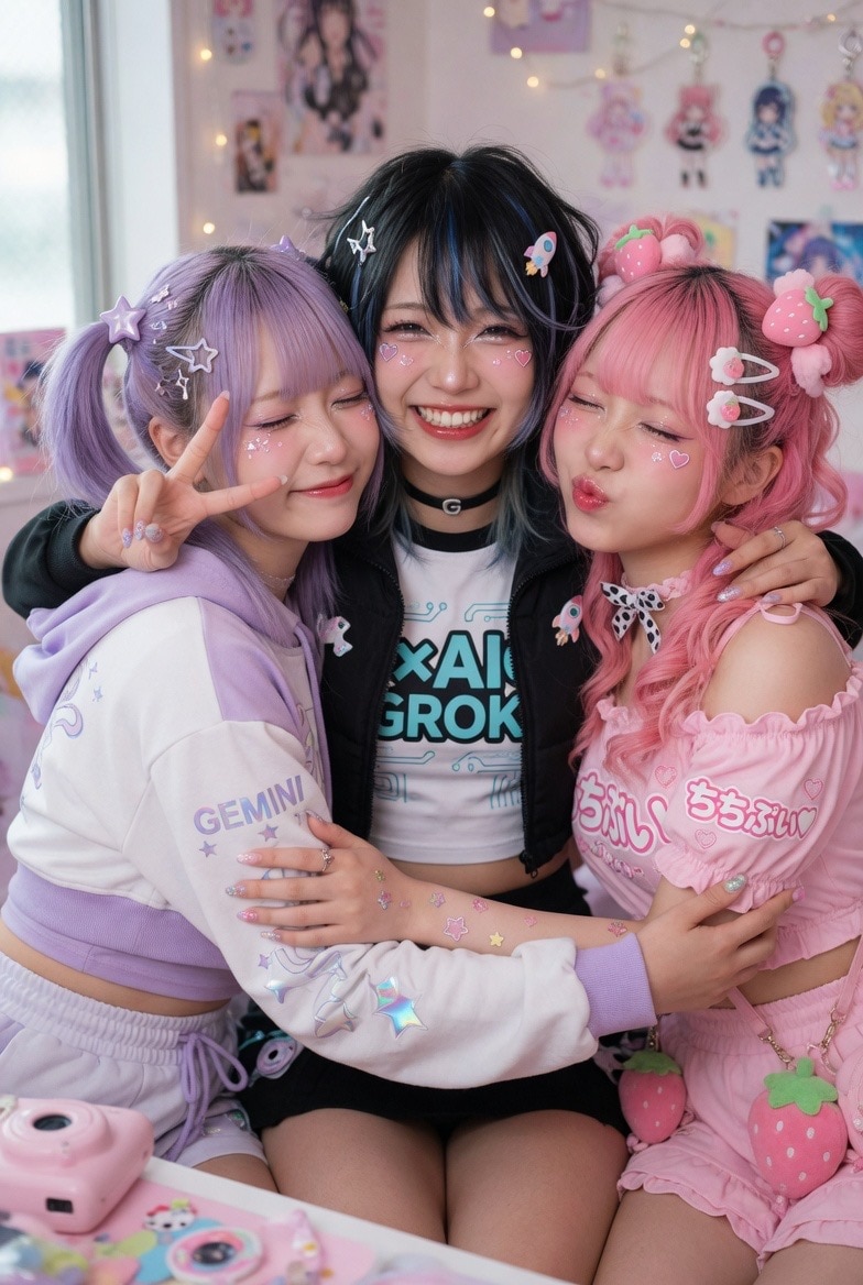 今日の3人娘