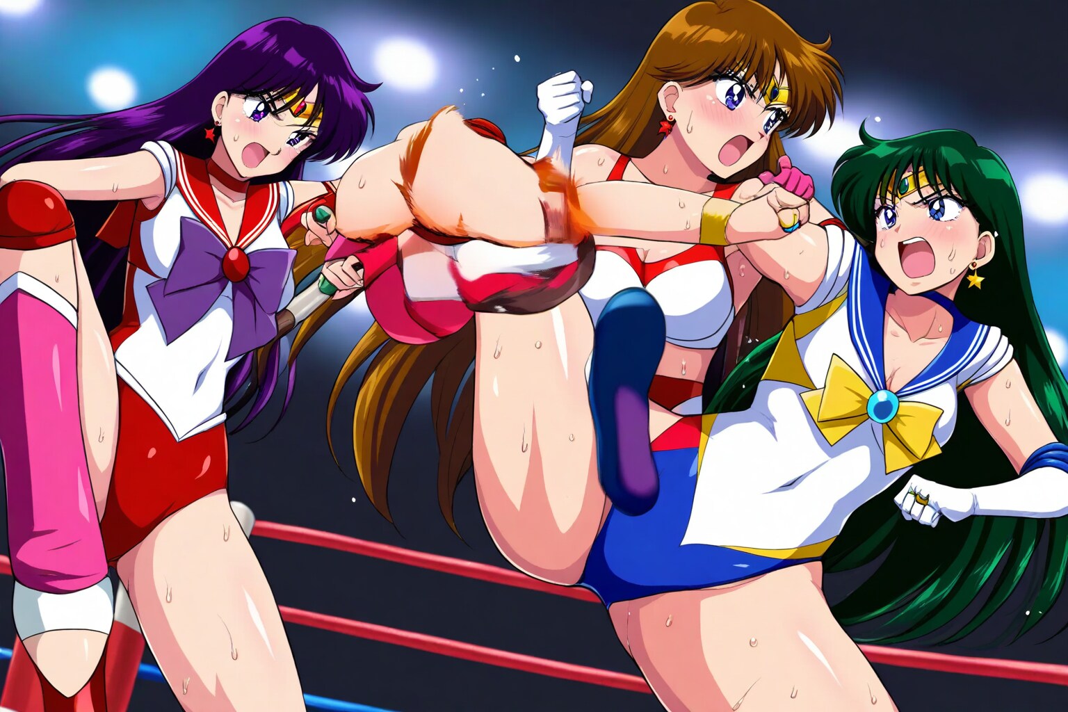 ニセセーラーマーズVSセーラーマーズ