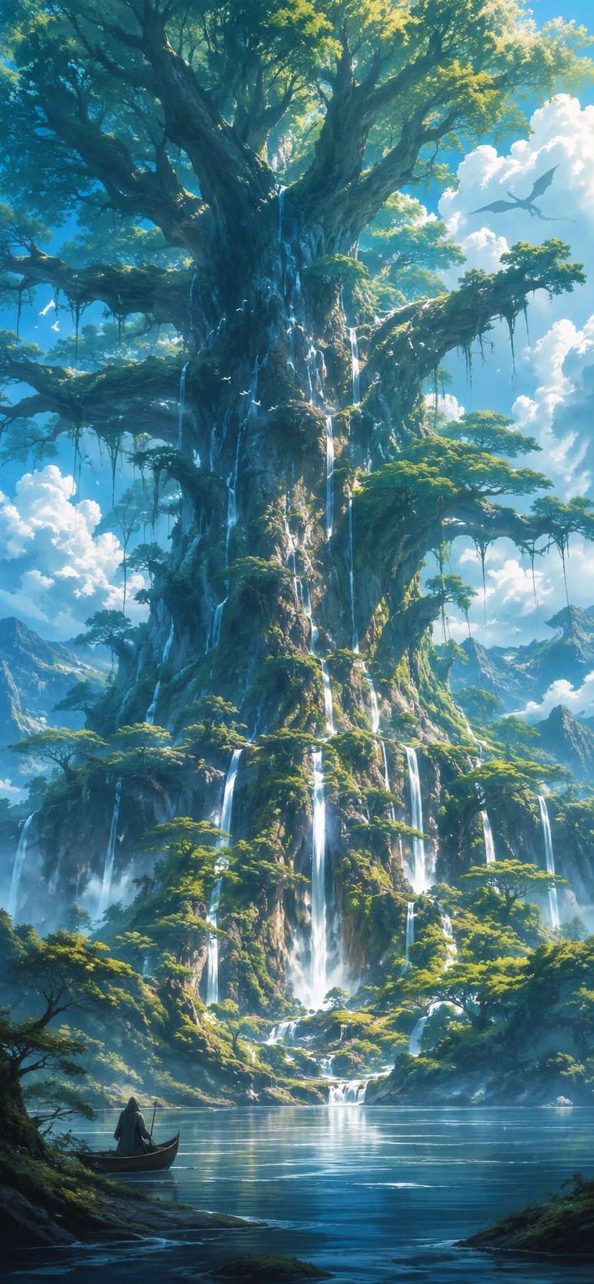 世界樹と旅人。