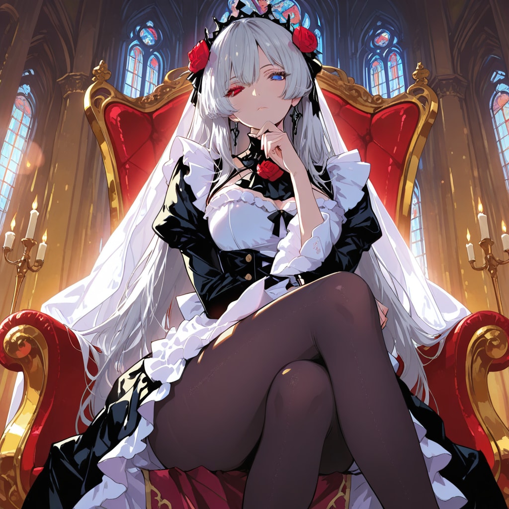 玉座に咲く魔王の微笑み