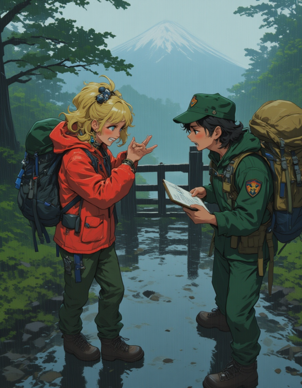 カッパ娘の富士山入山チェック：こちらが推奨装備