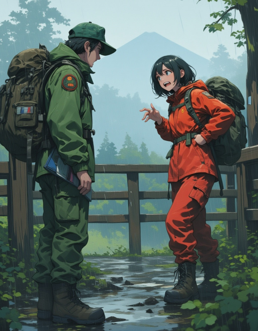 カッパ娘の富士山入山チェック：こちらが推奨装備