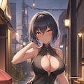 黒ドレス褐色姉妹 12枚目