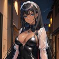黒ドレス褐色姉妹 3枚目