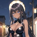 黒ドレス褐色姉妹 6枚目